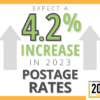 Excpect a 4.2 percent increase in 2023 USPS postage rates