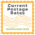 Illustration of current postage rates with wavy lines and download prompt. Stay updated with latest mailing costs.